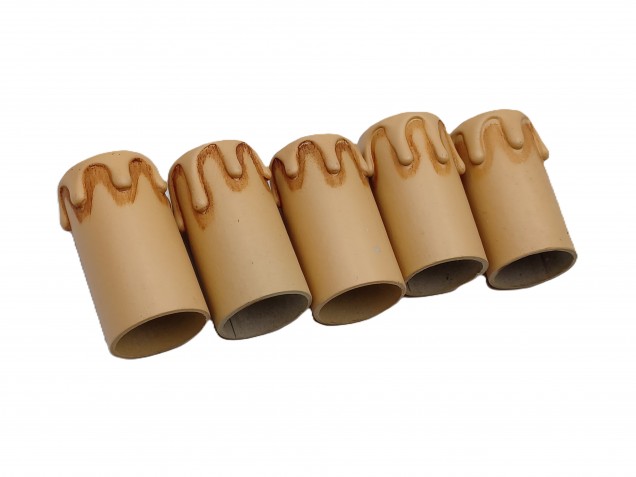 Candle Tubes Antique Drip Card 55mm x 26mm