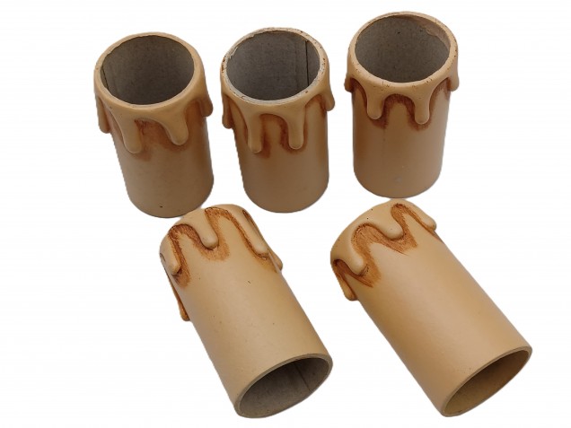 Candle Tubes Antique Drip Card 55mm x 26mm