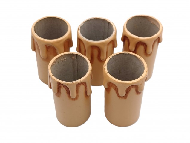 Candle Tubes Antique Drip Card 55mm x 26mm