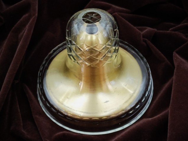 Bohemian Cut Glass Chandelier Ceiling Rose  