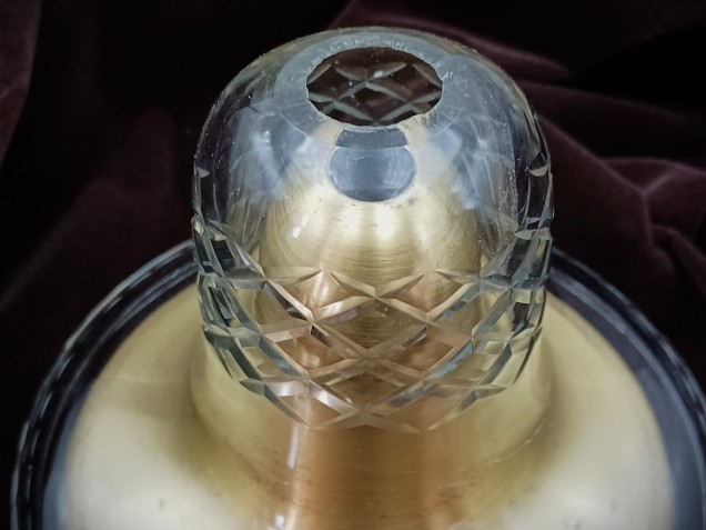 Bohemian Cut Glass Chandelier Ceiling Rose  