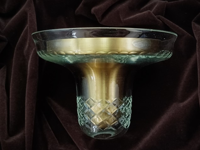 Bohemian Cut Glass Chandelier Ceiling Rose  