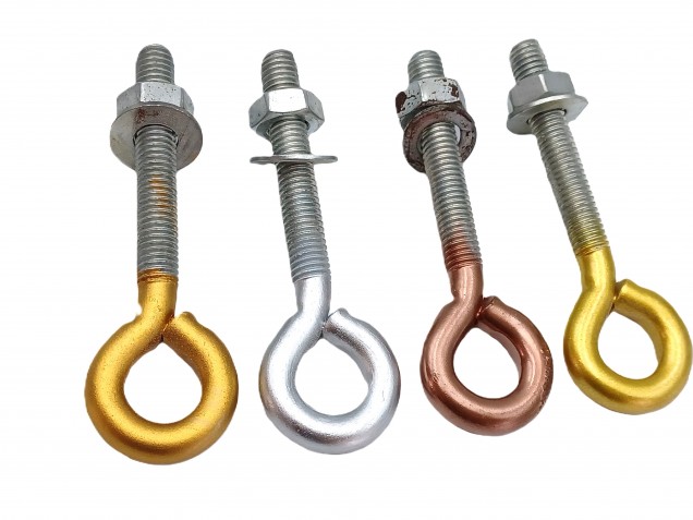 100mm Chandelier Hook Closed Loop Heavy Duty Hand Painted 