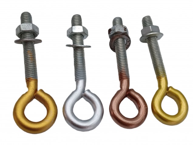 100mm Chandelier Hook Closed Loop Heavy Duty Hand Painted 