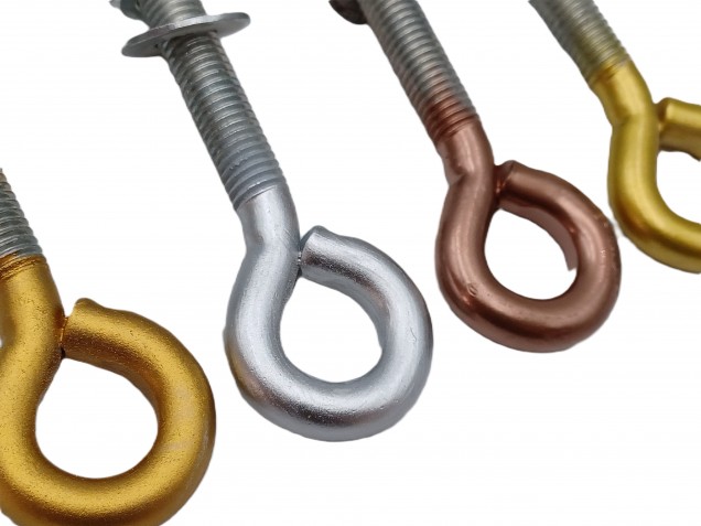 100mm Chandelier Hook Closed Loop Heavy Duty Hand Painted 