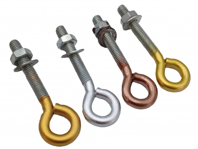 100mm Chandelier Hook Closed Loop Heavy Duty Hand Painted 