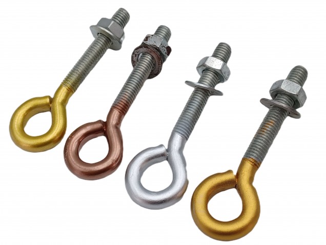 100mm Chandelier Hook Closed Loop Heavy Duty Hand Painted 