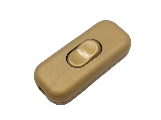 Inline torpedo lamp switch light switch 2 or 3 core gold