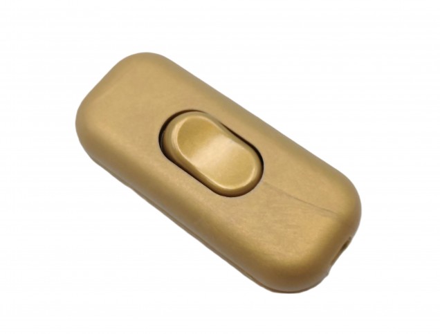 Inline torpedo lamp switch light switch 2 or 3 core gold