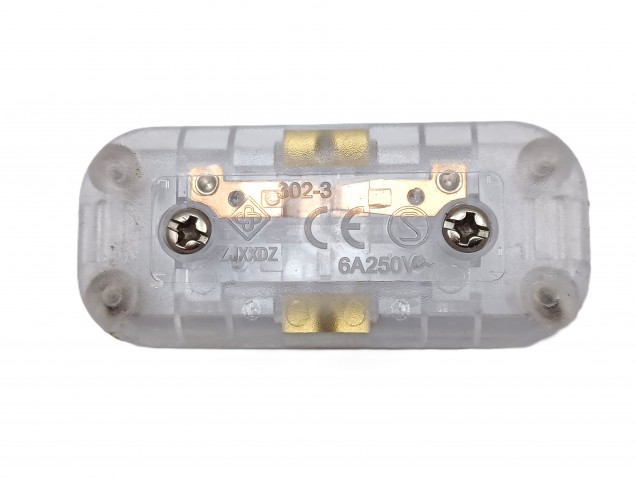 Clear inline torpedo lamp switch light switch 2 core only