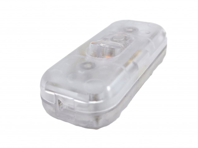 Clear inline torpedo lamp switch light switch 2 core only