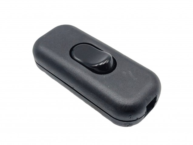 Inline torpedo lamp switch light switch 2 or 3 core black