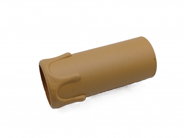brown plastic drip candle tubes 65mm height x 24mm internal diameter