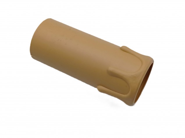 brown plastic drip candle tubes 65mm height x 24mm internal diameter