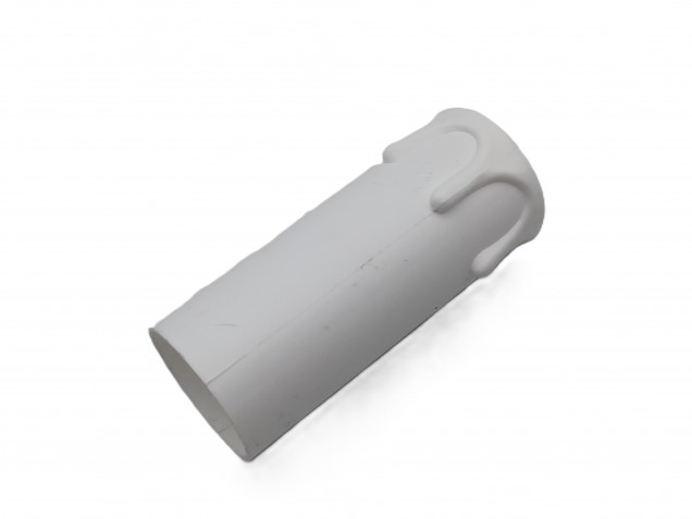 Candle Tube White Drip Plastic 70mm x 27mm