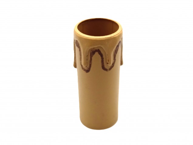 Candle Tube Antique Drip Plastic 65mm x 24mm