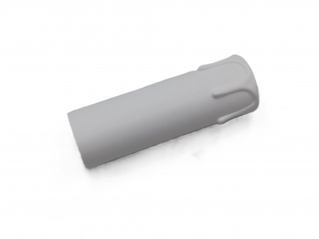 Candle Tube White Drip Plastic 90mm x 27mm