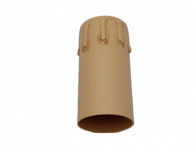 Candle Tubes-sleeves antique Drip Plastic 39mm x 85mm