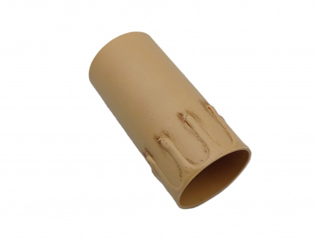 Candle Tubes-sleeves antique Drip Plastic 39mm x 85mm