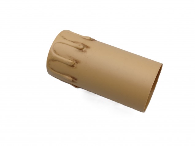 Candle Tubes-sleeves antique Drip Plastic 39mm x 85mm