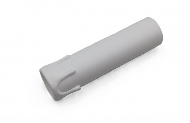 Chandelier Candle Tube White Drip Plastic 100mm x 24mm