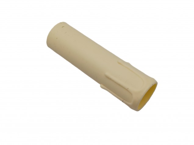 Candle Tubes-sleeves ivory Drip Plastic 105mm x 26mm