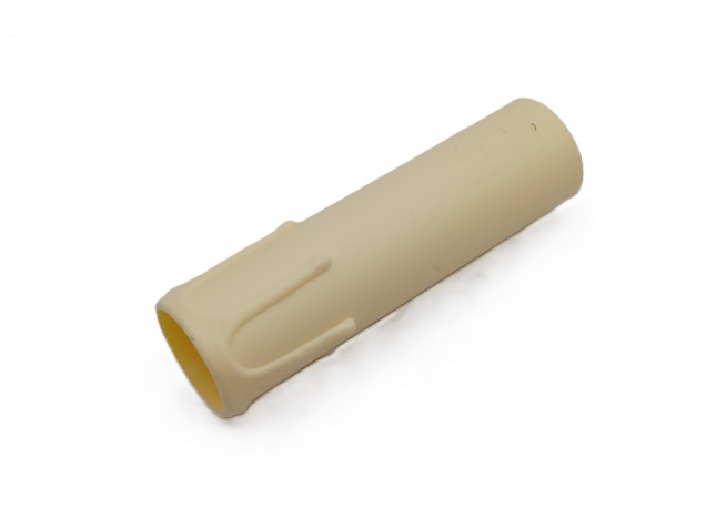 Candle Tubes-sleeves ivory Drip Plastic 105mm x 26mm