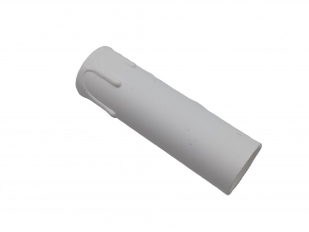 1 X Candle Tube white drip plastic 85MM X 24MM