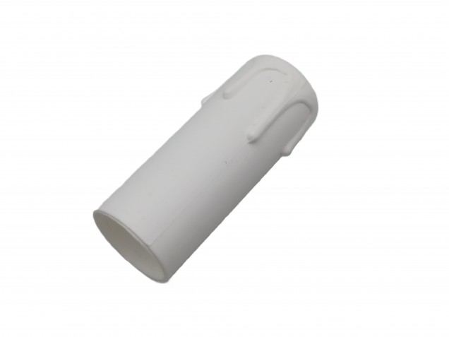 Candle Tube Plastic White Drip 65mm x 24mm