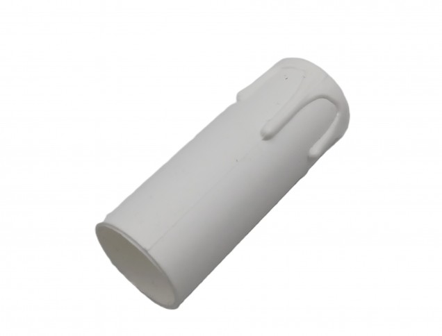 Candle Tube Plastic White Drip 65mm x 24mm