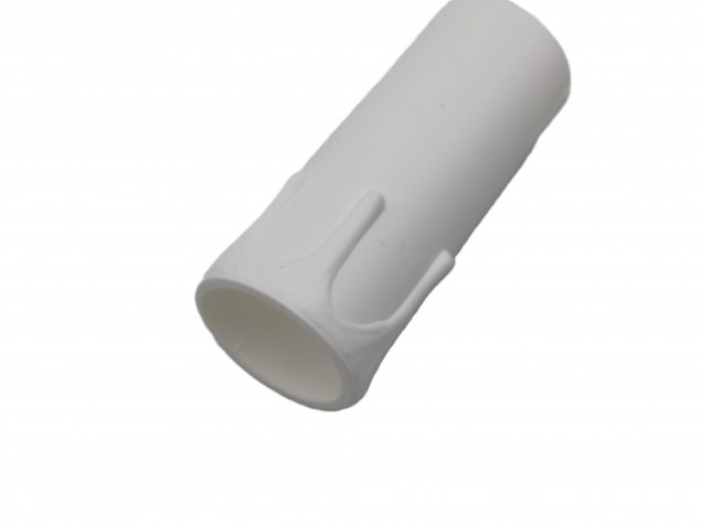Candle Tube Plastic White Drip 65mm x 24mm