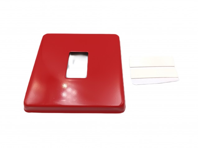 Light Switch Cover Plate Conversion In Red