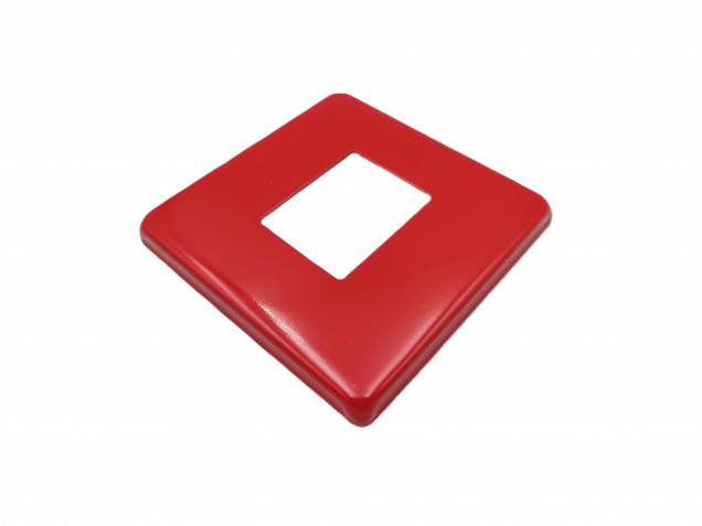 Light Switch Cover Plate Conversion In Red