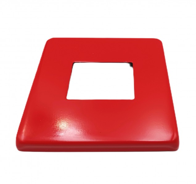 Light Switch Cover Plate Conversion In Red