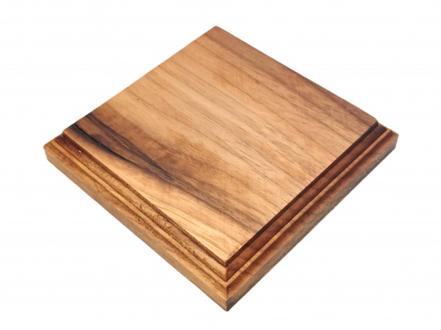American Black Walnut Square Wooden Ceiling Pattress