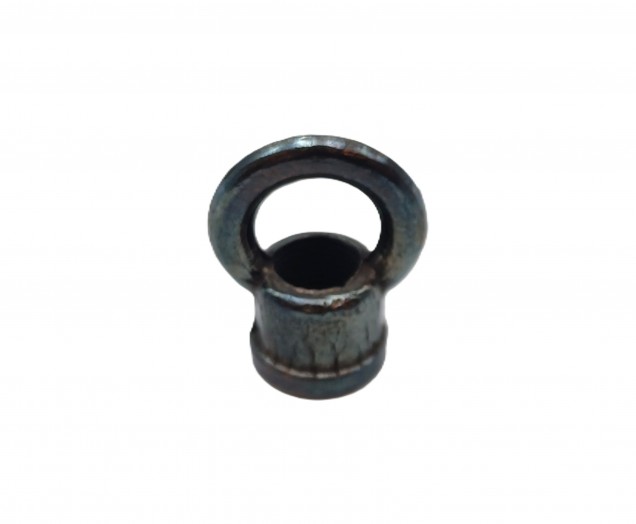 CHANDELIER HOOK CLOSED HOOP -10MM THREAD - IN OLD BRONZE - 22MM DIAMETER