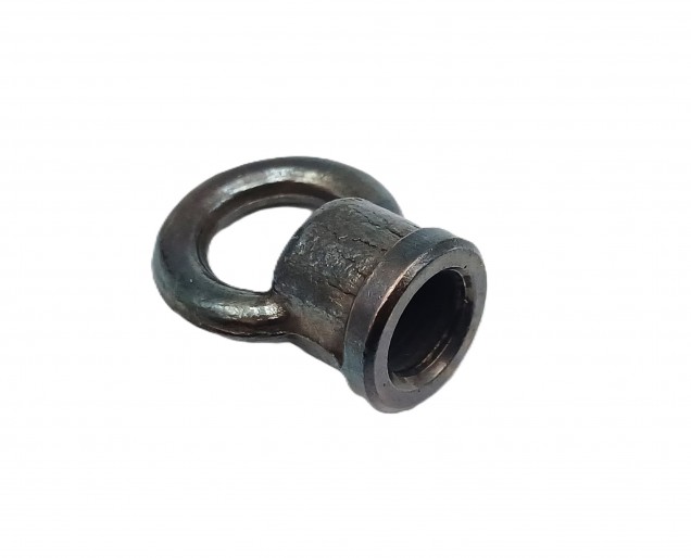 CHANDELIER HOOK CLOSED HOOP -10MM THREAD - IN OLD BRONZE - 22MM DIAMETER