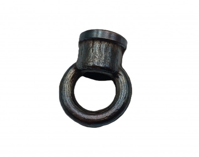 CHANDELIER HOOK CLOSED HOOP -10MM THREAD - IN OLD BRONZE - 22MM DIAMETER