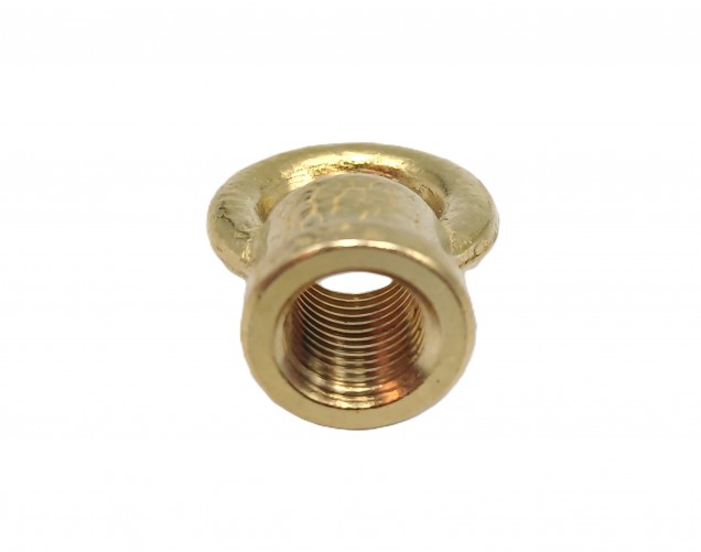 chandelier hook closed brass loop 10mm thread 22mm dia