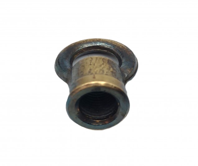 CHANDELIER HOOK CLOSED HOOP -10MM THREAD - IN BRUSHED ANTIQUE - 22MM DIAMETER