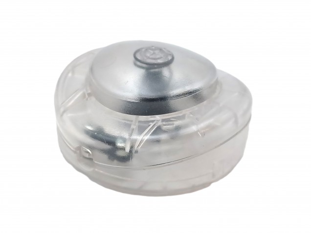 Inline floor or table lamp switch in clear 2 core only