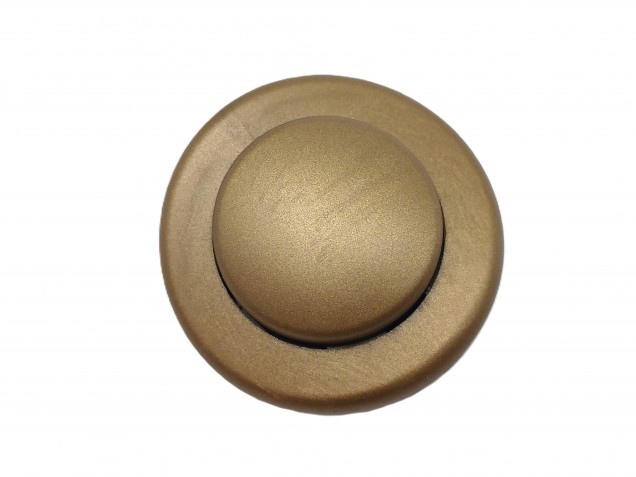 Inline floor or table lamp switch in gold 2 or 3 core