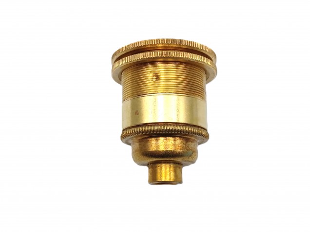 ES E27 Lamp Holder 3 Part Plus Shade Rings 10mm Thread