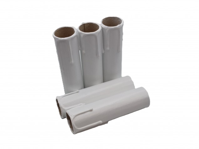 Candle Tubes  White Drip Card 85mm x 24mm