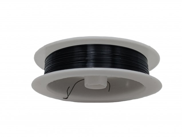 chandelier wire DARK BRONZE coloured copper 0.4mm x 10 metres 