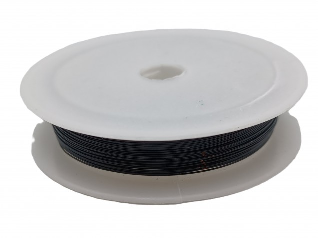 chandelier wire DARK BRONZE coloured copper 0.4mm x 10 metres 