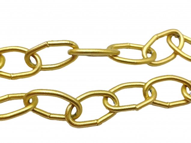 Chandelier Ceiling Rose Hook and chain in gold 15 kgs max load