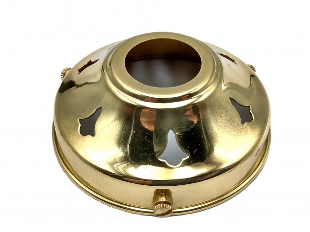 Angle batten lamp holder BC B22 with choice of lamp shade holder