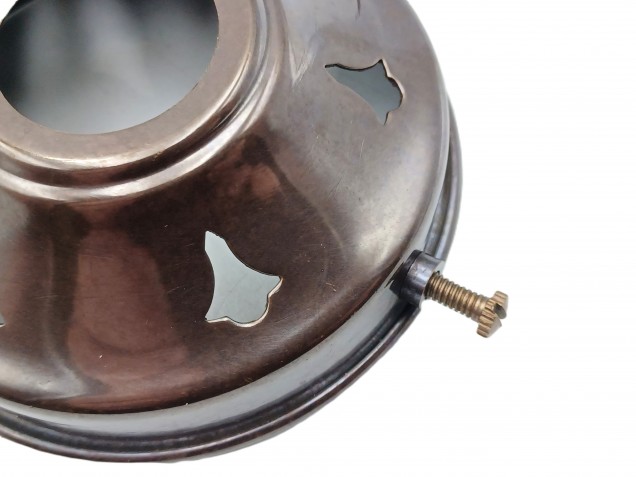 ANTIQUE BRASS EFFECT GALLERY WIDTH 83MM OR 3 1~4