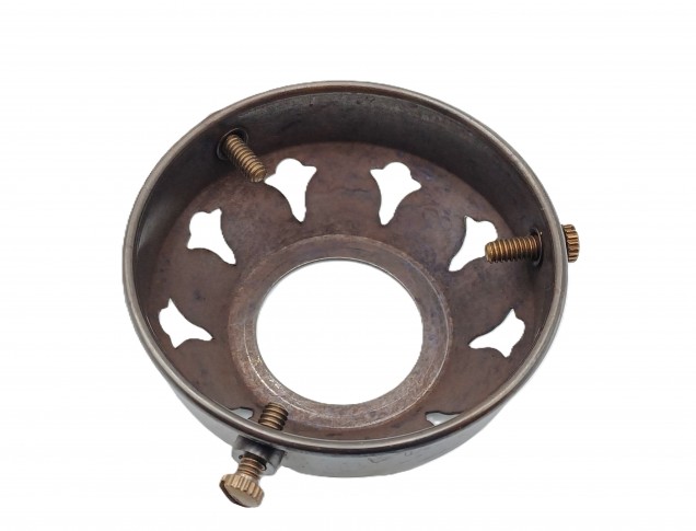 Lamp Shade Gallery 2 and a Quarter Inch Antique Brass Effect Gallery  Glass Shade Holder